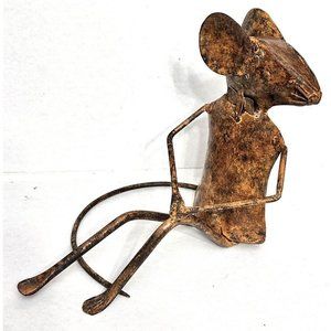 WHIMSY IRON MOUSE DETAILED FINE HAND‎ MADE